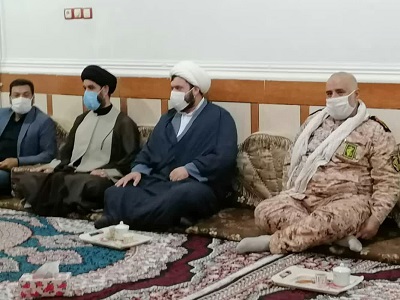 دیدار از خانواده شهدای قرآنی به مناسبت هفته دفاع مقدس 